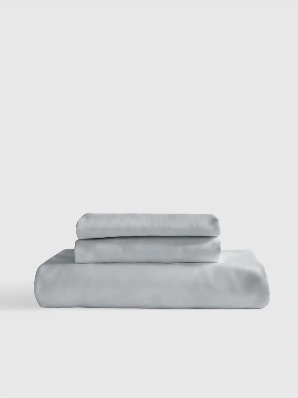 Quince Bamboo Fitted Sheet Set in Mist, Twin